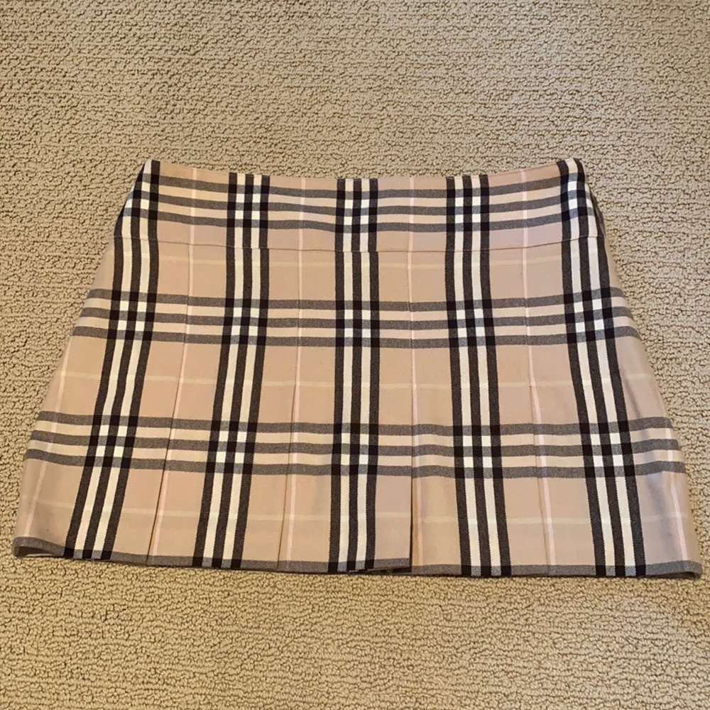 Burberry Pleated Skirt, lightly worn